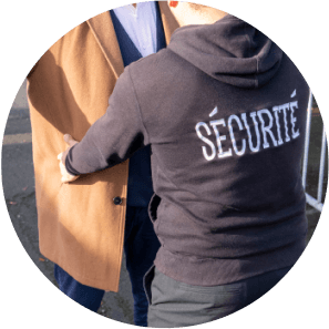 Agent de sécurité Himaya en mission